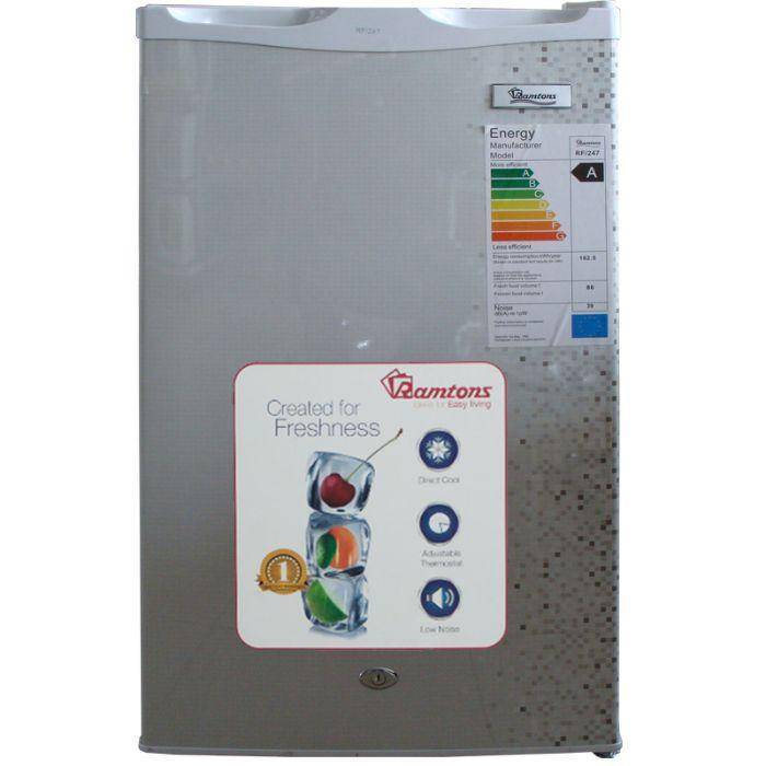 90L 1DOOR TITAN SILVER FRIDGE